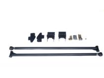 Premium 2.0 Inch Diameter Traction Bars Black Semi Gloss Powder Coat for 05-20 Ford Superduty Short Bed with 3.5 Inch Per Axle No Limit Fabrication