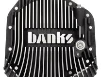 Ram-Air Differential Cover Kit Satin Black/Machined w/Hardware for 17-24 Ford F250 HD Tow Pkg and F350 SRW with Dana M275 Rear Axle Banks Power