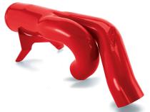 Intercooler Upgrade, Includes Boost Tubes (red powder-coated) for 1994-1997 Ford F250/F350 7.3L Power Stroke