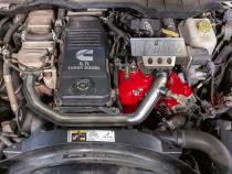 Monster-Ram Intake 2007.5-12 RAM 3500-5500 Chassis Cab 6.7L Red Powdercoat Banks Power