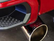 Monster Exhaust System 5-inch Single Exit Chrome Tip 20-22 Chevy/GMC 2500/3500 Duramax 6.6L L5P Banks Power