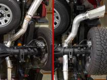 Monster Exhaust System 5-inch Single Exit Chrome Tip 20-22 Chevy/GMC 2500/3500 Duramax 6.6L L5P Banks Power