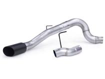 Monster Exhaust System 5-inch Single Exit Cerakote Black Tip for 13-18 Ram 2500/3500 6.7L Cummins Mega-Cab SB Banks Power