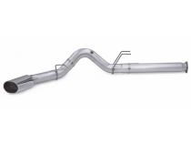 Monster Exhaust System 5-inch Single Exit Chrome Tip 17-25 Ford F250/F350/F450 6.7L Banks Power