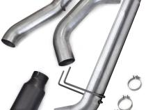 Monster Exhaust System for 19-24 Ram 3500 6.7L Cummins Crew Cab Long Bed (DRW) Cerakote Black Tip Banks Power