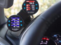 Dual Gauge Pod Kit 52mm Sticky Base Suction Mount iDash 1.8 and 52mm (2-1/16 inch) gauges Banks Power