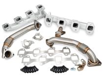 Manifolds and Up-Pipes GM 2004.5-2005 Y Pipe LLY - Silver