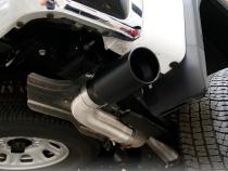 2020+ GM 6.6L Duramax 304 Stainless Steel Four Inch Performance Exhaust Upgrade Black