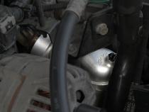 2004-2010 GM 6.6L Duramax Thermostat Housing Cover LLY LBZ LMM - Polished