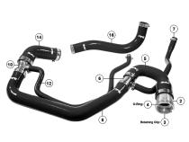 Coolant Hose Kit 06-10 LBZ / LMM Black PPE Diesel