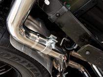 Exhaust Cat Back Ford F150 (2015-2022) Polished Tube Black Tips