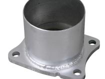 Exhaust Flange 4 Inch Aluminized For 01-07.5 Silverado/Sierra 2500/3500 Performance Series Diamond Eye