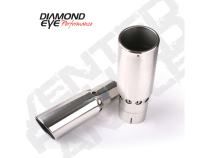 Exhaust Tip Vented Rolled Angle 5 Inch ID X 6 Inch OD X 16 Inch Long Tail Pipe Tips Diamond Eye