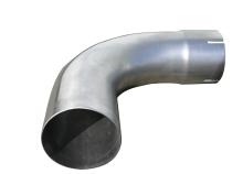 Exhaust Pipe Elbow 90 Degree L Bend 3 Inch Aluminized Performance Exhaust Elbow Diamond Eye