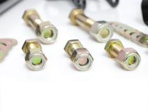 2001-2010 Silverado/Sierra 2500/3500 75 Inch Bolt On Traction Bars 3.5 Inch Axle Diameter Kingsport Grey