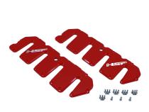 2004.5-2010 Chevrolet / GMC Billet Valve Covers Flag Red