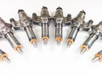 Duramax 01-04 LB7 Reman Injector Set 150 Percent Over SAC Nozzles Dynomite Diesel
