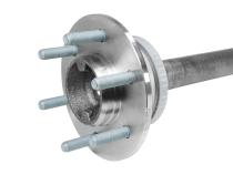 Rear Axle For Ford 9.75 Differential 34 Spline 35.6 Long 6 Lug Left Hand 9.75 Inch Ford Rear Axle '15-'19 F-150 Left Hand 35.6 Inch 34 Spline 6 Lug W/ ABS Ring W/O HD Payload Yukon Gear