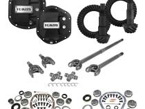 Stage 3 Jeep JK Re-Gear Kit W/Covers Front Axles Dana 30/44 5.13 Ratio JK Non-Rubicon D30/D44 Stage 3 Gear Kit Package 5.13 Ratio F&amp;amp;R Covers &amp;amp; 4340 Front Axles Yukon Gear