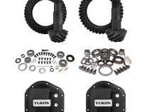 Stage 2 Jeep JK Re-Gear Kit W/Covers For Dana 44 4.88 Ratio 24 Spline JK Rubicon D44 Stage 2 Gear Kit Package 4.88 Ratio W/ F&amp;amp;R Covers Yukon Gear