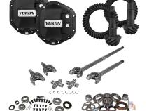 Stage 3 Jeep JK Re-Gear Kit W/Covers &amp;amp; Front Axles Dana 44 4.11 Ratio JK Rubicon D44 Stage 3 Gear Kit Package 4.11 Ratio F&amp;amp;R Covers &amp;amp; 4340 Front Axles Yukon Gear