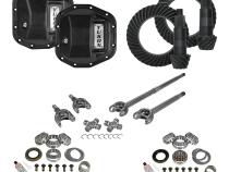 Stage 3 Jeep Jl/Jt Re-Gear Kit W/Covers Front Axles Dana 44 4.11 Ratio JL &amp;amp; Jt Rubicon M220 Rear/ M210 Front Stage 3 Gear Kit Package 4.11 F&amp;amp;R Cover &amp;amp; 4340 Front Axles Yukon Gear