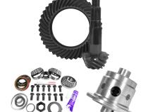 11.25 Inch Dana 80 3.73 Rear Ring &amp;amp; Pinion Install Kit 35 Spline Posi 4.375 Inch Bearing D80/ 11.25 Inch Dana 3.73 Rear R&amp;amp;P Gear/ Install Kit Package With Posi 4.375 Inch OD Head Bearing Yukon Gear
