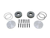 Hardcore Drive Flange Kit Dana 44 30- Spline Outer Stubs Non-Engraved Caps Hardcore Flange Set D44 30 Spline Non-Engraved Both Sides Yukon Gear