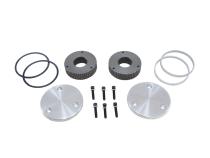 Hardcore Drive Flange Kit Dana 44 19- Spline Outer Stubs With Engraved Caps Hardcore Flange Set D44 &amp;amp; GM 8.5 19 Spline Engraved Both Sides Yukon Gear