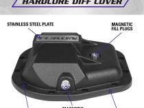 Hardcore Nodular Iron Cover For Ford 10.5 Inch Rear Differential 10.5 Inch Ford Nodular Iron Differential Cover Yukon Gear