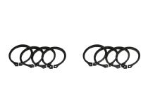 Full Circle Snap Rings (4) For Dana 60 733X U-Joint With Aftermarket Axle (4)Full Circle Snap Rings Fits D60 733X U-Joint W/Aftmkt Axle Yukon Gear