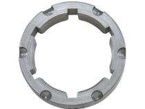 Spindle Nut For GM 10.5 Inch 14 Bolt Truck 1.935 Inch I.D. 6 Holes 1.935 Inch Id 2 Inch -16 GM/ AAM Ff Rear Spindle Nut 6 Holes Uses Locking Key Yukon Gear