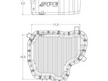2001-2010 GM 6.6L Duramax PPE High-Capacity Cast Aluminum Engine Oil Pan