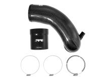 Turbo Inlet 2004.5-2005 GM 6.6L Duramax LLY - Zilla Carbon Fiber Weave Pacific Performance Engineering