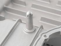 10R140 Deep Transmission Pan SuperDuty Gas 20-25 - Step Bottom - Brushed Pacific Performance Engineering