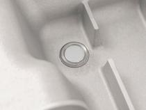 10R140 Deep Transmission Pan SuperDuty Gas 20-25 - Step Bottom - Brushed Pacific Performance Engineering