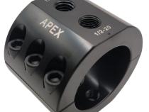 Stabilizer Clamp, 1.5 Inch ID, Black, Universal - Includes hardware for Fox ATS, Standard, Falcon Apex Chassis