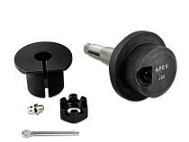 Apex Chassis Heavy Duty Knurled Ball Joint Kit 19-22 Jeep Gladiator JT 18-22 Jeep Wrangler JL/JLU Rubicon Mohave Sahara Sport Includes: 2 Upper and 2 Lower Apex Chassis