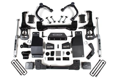 6 Inch Lift Kit Silverado/Sierra 1500 19-24 4WD Diesel Strut Spacer Fox 2.0 Performance