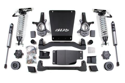 4 Inch Lift Kit FOX 2.5 Coil-Over Avalanche Suburban Tahoe or Yukon 1500 07-14 4WD 3 Inch Lift Coil Spacer Fox 2.5 Performance Shocks