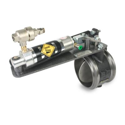 Exhaust Brake 2003-2007 Ford 6.0L Power Stroke Auto Trans Air Actuated Remote Mount 4in Exhaust c/w Air Compressor and Trans Pressure Module BD Diesel