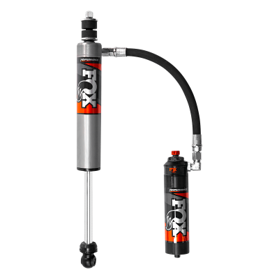 2014-2024 Ram 2500 Front Performance Elite 2.5 Remote Reservoir 0-1.5 Inch Lift Dual Speed Compression Adjuster Fox Offroad Shocks