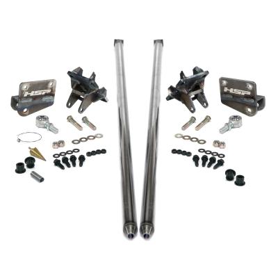 HSP Traction Bars For 2011-2017 Ford Powerstroke 6.7 Liter F350 DRW (ECLB,CCSB)-Flag Red