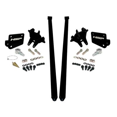 HSP Traction Bars For 2011-2017 Ford Powerstroke 6.7 Liter F350 DRW Crew Cab Long Bed-Polar White