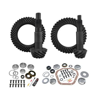 Re-Gear &amp; Install Kit D60 Reverse/Thick Front D80 Rear Ford F350 5.38 00-16 F350 Drw 5.38 Gear/Kit Package D80 Rear (4.10&amp;Up Case)/ D60 Rev Front (4.56&amp;Up Case) Yukon Gear