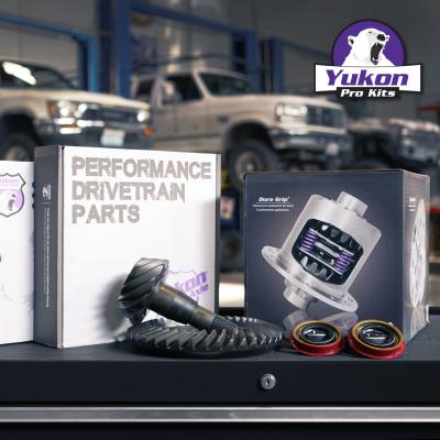 8.8 Inch Ford 3.55 Rear Ring &amp; Pinion Install Kit 31 Spline Posi 2.53 Inch Axle Bearings 8.8 Ford 3.55 Rear R&amp;P Gear/ Install Kit Package With 31 Spline Posi &amp; Ak 1559 Axle Bearings (2.53 Inch Od) Yukon Gear