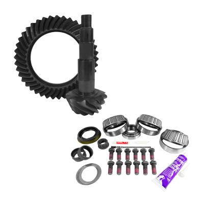 11.5 Inch AAM 4.11 Rear Ring &amp; Pinion Install Kit 4.125 Inch OD Pinion Bearing 11.5 Inch AAM 4.11 Rear R&amp;P Gear/ Install Kit Package '01-'10 GM '03-'10 Chy/ Dodge Yukon Gear