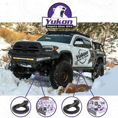 Ring &amp; Pinion Gear Kit Package Front &amp; Rear With Install Kits - Toyota 8 Inch /8IFS Toyota Tacoma 2016 &amp; Up (8 Inch /8IFS) 4.88 Ratio Gear Package Yukon Gear