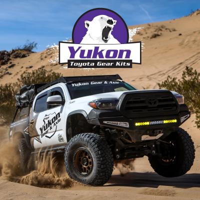 Ring &amp; Pinion Gear Kit Package Front &amp; Rear With Install Kits - Toyota 8 Inch /8 Inch IFS Toyota 05-15 Tacoma 07-09 Fj W/ Locker (8 Inch /8 Inch ) 4.30 Ratio Gear Package (Fits 3.91&amp; Up Front Case) Yukon Gear