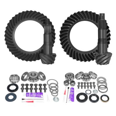 Ring &amp; Pinion Gear Kit Package Front &amp; Rear With Install Kits - Toyota 10.5/9R Toyota Tundra 5.7L 2007 &amp; Up (10.5/9R) 5.29 Ratio Gear Package Yukon Gear